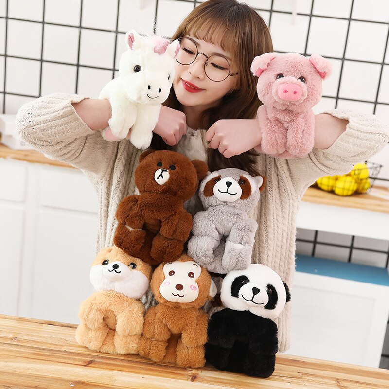 Cute Animal Bracelet Plush Stuffed Doll