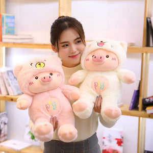 Little Baby Pig Dressing Plush Toy Stuffed Doll
