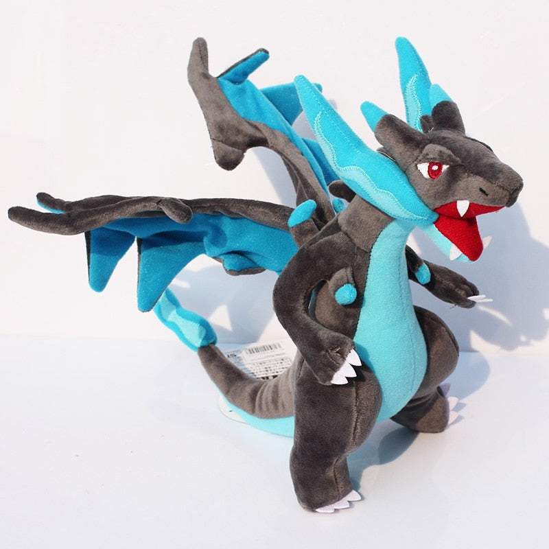 Mega Charizard X Blue Dragon Pokemon SD Style Plush Stuffed Dolls Gift -  MsHormony