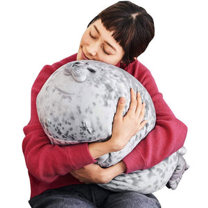 Lifelike 3D Seal Soft Plush Stuffed Pillow