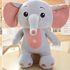 Super Soft Elephant Hippopotamus Rhinoceros Plush Toy Doll Baby Pillow
