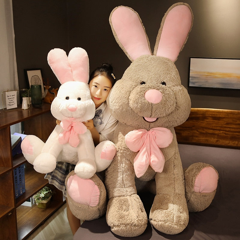 Lovely Giant Rabbit Big Ears Bunny Soft Plush Stuffed Doll Toy Animals|