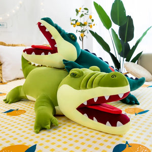 Funny Cute Fatty Crocodile Plush Stuffed Pillow Cushion Toy Doll