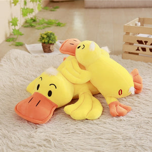 Yellow Duck Plush Dolls Stuffed Soft Pillow Cushion