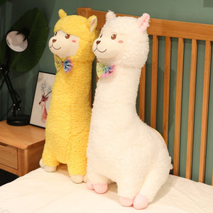 Cute Cartoon Fluffy Alpaca Large Size Stuffed Plush Pillow Doll