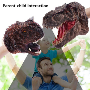 Realistic Dinosaur Animals Head Figure Hand Puppet