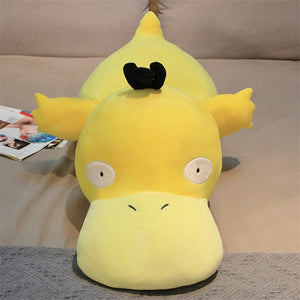Cute Fatty Yellow Duck Anime Pokemon Psyduck Large Size Stuffed Plush Doll Pillow