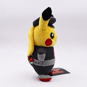 Cute Pokemon Pikachu Cosplay Rocket Team Soft Plush Stuffed Doll
