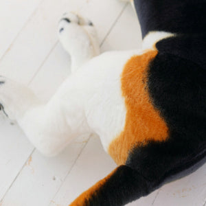 Cute Realistic Beagle Dog Giant Size Plush Stuffed Doll Home Decor Pet