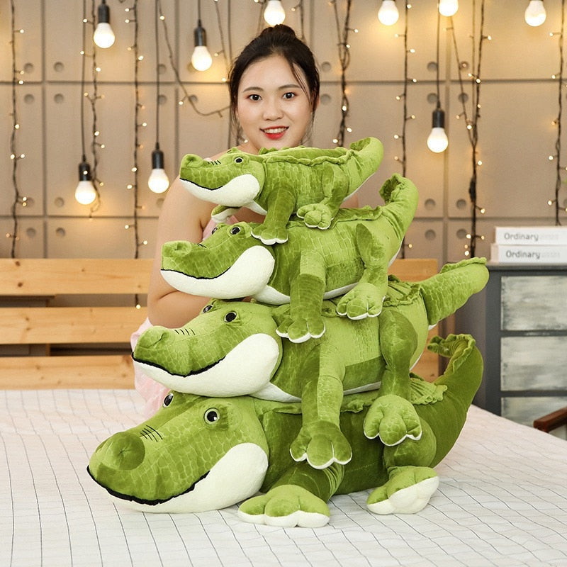 LargeSize Simulation Crocodile Plush Stuffed Cushion Pillow Doll