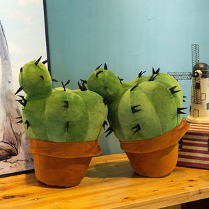 Cute Green Cactus Plant Soft Stuffed Plush Doll