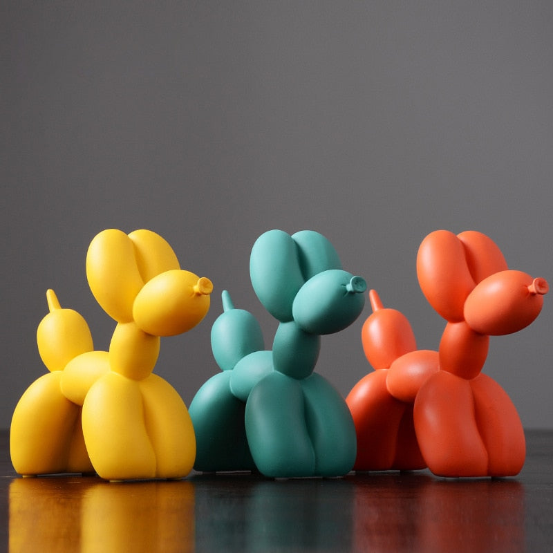 Fancy Color Balloon Dog Home Decoration Ornament