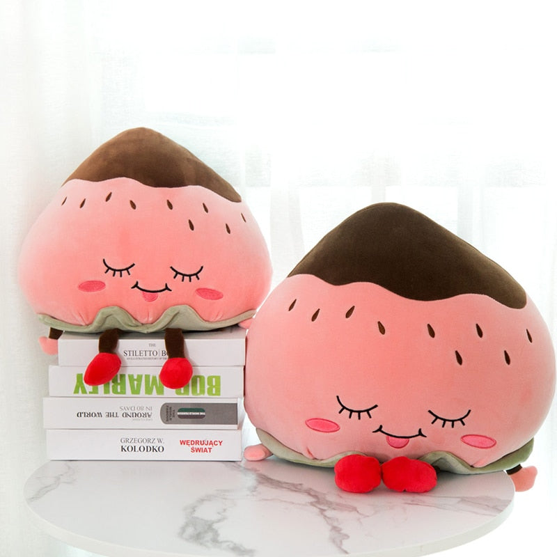 Cute Cartoon Fruit Watermelon Strawberry Pear Plush Stuffed Doll Toys
