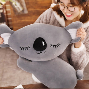 Cute Sleeping Koala Soft Plush Stuffed Doll Sofa Nap Pillow