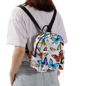 Butterfly Printed Mini Backpack School Bag