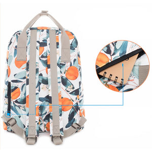 Nami Orange Tree Pattern Japan Style School Bag Backpack