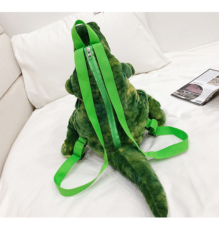 Cartoon 3D Dinosaurs Plush Backpack Bag for Children Kids Gifts