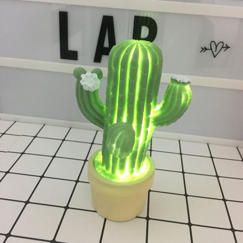 Cute Cactus Soft Light LED Lamp Night Light