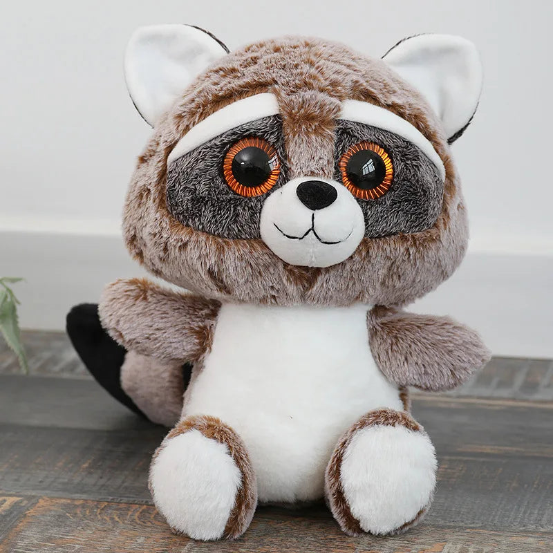 Cute Raccoon Big Tail 25cm Plush Stuffed Doll Children Gift