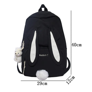 Cute Little Rabbit Girl Large Capacity School Backpack