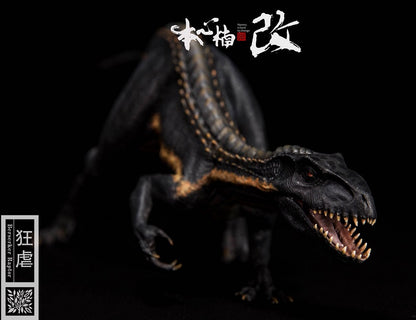 Berserker Raptor Dinosaur Indoraptor With Small Human 1:35 Models Figure Toy