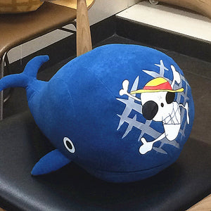 Anime Blue Whale Raab Laboon One Piece Plush Toy Doll