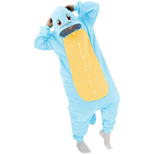 Anime Squirtle Pokemon Full Body Cosplay Costume Pajamas Blanket Sleeper