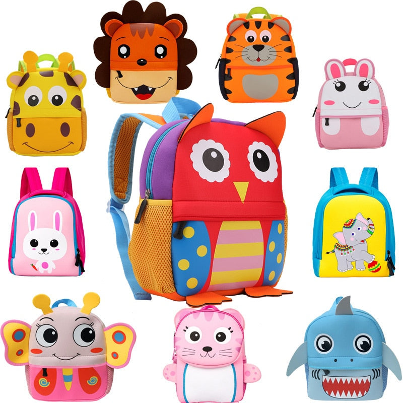 Super Cute Cartoon Children Kindergarten School Bags Backpacks