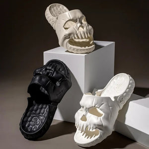 Hollow Skull Design Outdoor Slipper Non-slip Sandal Shoes