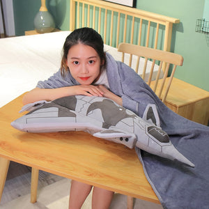 Cute Fighter Aircraft Plush Plush Stuffed Pillow Doll Toy