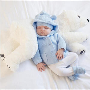 White Polar Bear 30cm Soft Stuffed Plush Baby Pillow Doll