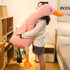 Cute Big Happy Goose Soft Plush Stuffed Pillow Doll Gifts