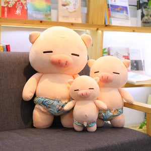 Cute Scampish Piggy Soft Plush Stuffed Doll Nap Pillow