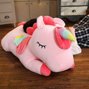Giant Fatty Unicorn Horse  Plush Toy Soft Stuffed Dolls Pillow Birthday Gifts