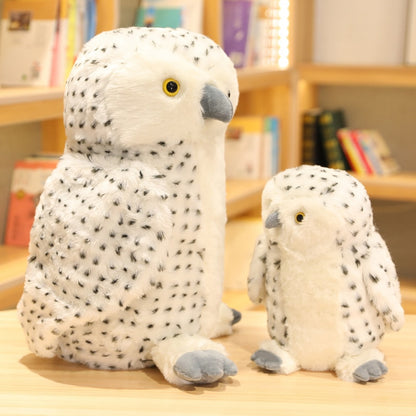 Cute White Snowy Owl Soft Plush Stuffed Pillow Doll Gift
