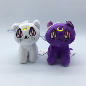 Cute Luna Artemis Sailor Moon Cat Plush Stuffed Dolls Gift