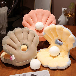 Cute Conch Shell Scallop Soft Plush Doll Pillow Sofa Chair Cushion