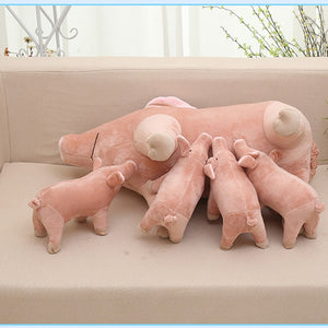 Funny Happy Pig Soft Plush Stuffed Toy Doll