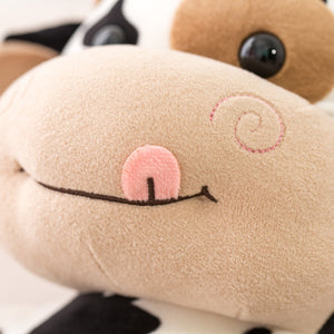 Cartoon Milk Cow Stuffed Plush Pillow Doll