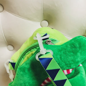 Cute Cartoon Travel Frog Plush Stuffed Doll Shoulder Bag