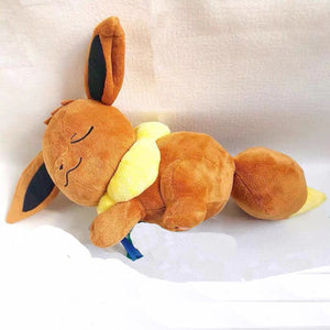 Sleeping Eevee Plush Stuffed Pokemon Toy Doll