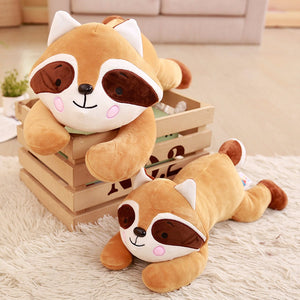 Cartoon Cuddly Raccoon Plush Stuffed Doll Toys for Kids