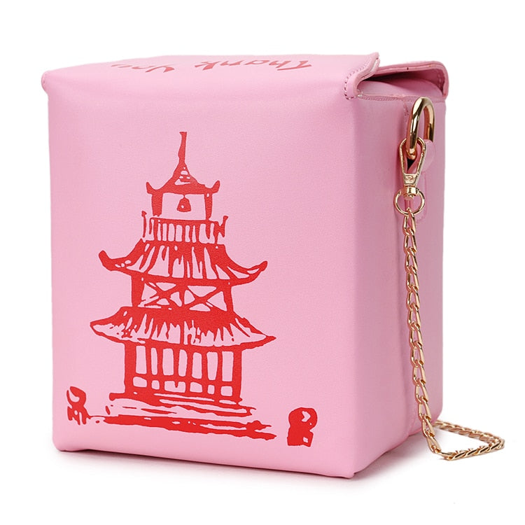 Hello 3 am | Bags | Hello 3am Chinese Food Takeout Box 3d Purse Pink And  Red | Poshmark
