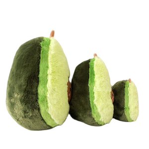 Cute Avocado Fur Plush Stuffed Cushion Pillow Doll