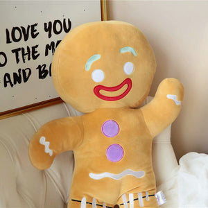 Christmas  Gingerbreadman Plush Doll Pillow Gift