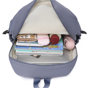 Multilayer Minimal Waterproof Nylon Students School Bag Backpacks