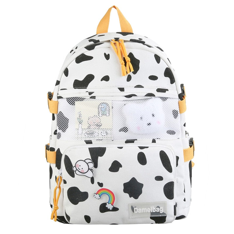 Zoo Carnival Party Canvas Backpack Cute College School Bag