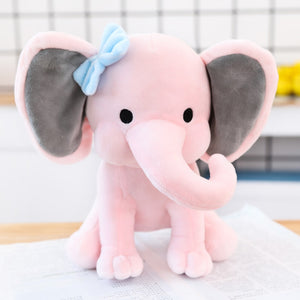 Cute Elephant Bedtime Soft Plush Stuffed Doll for Baby Kid