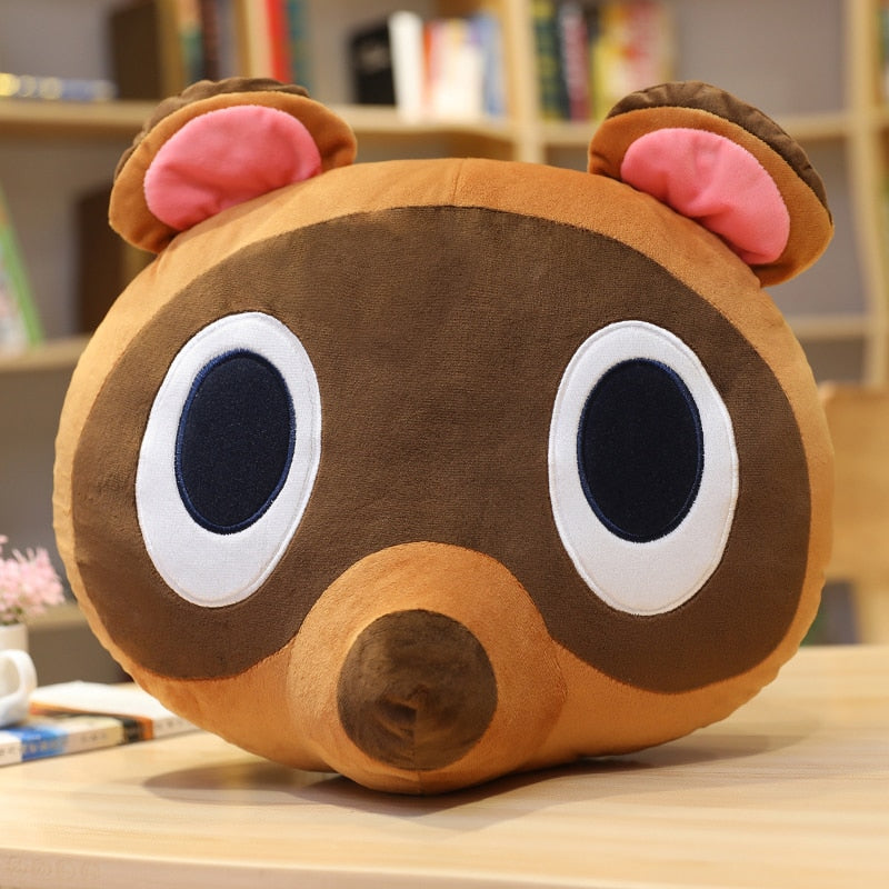 Cute Raccoon Timmy Tommy Tom Nook Animal Crossing Plush Stuffed Toy Pillow Doll