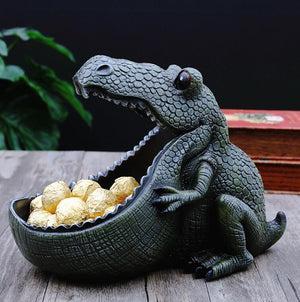 Dinosaur Mouth Open Resin Sculpture statue Home Decoration